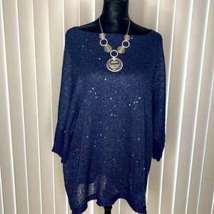 Roz & Ali Elegant Women’s Sequined Sweater